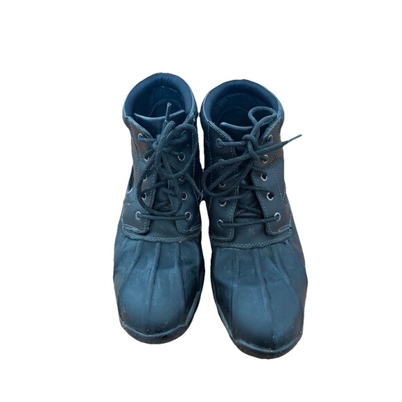 Sperry Top Sider Duck Boots Men’s 13 M Black Leather Waterproof Glacier Chukka main image 8